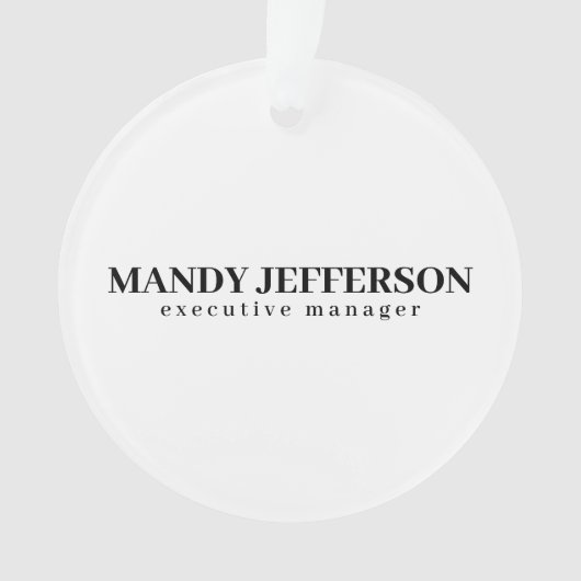 Professioneel elegant modern minimalistisch voeg n ornament (voorkant)
