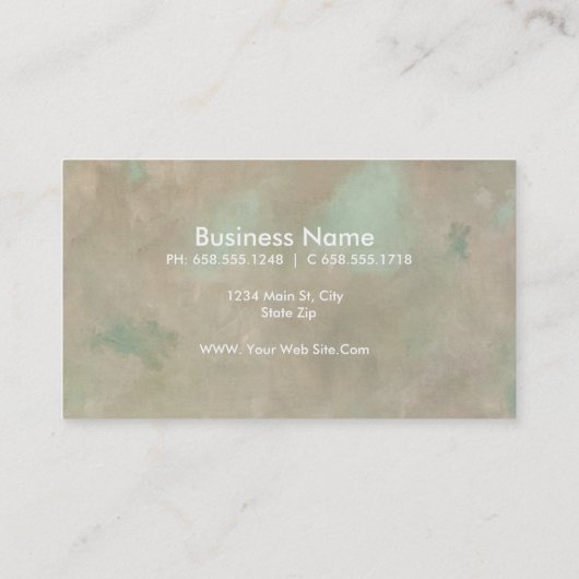 Professioneel Elegant Modern Visitekaartje (Achterkant)