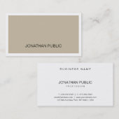Professioneel elegant ontwerp Moderne vormgeving Visitekaartje (Voorkant / Achterkant)