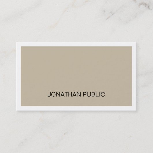 Professioneel elegant ontwerp Moderne vormgeving Visitekaartje (Voorkant)