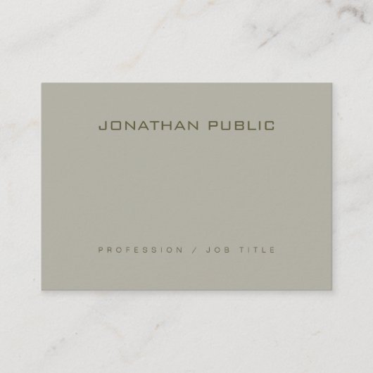 Professioneel, elegant, schoon ontwerp, moderne Sj Visitekaartje (Voorkant)