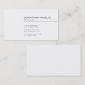 Professioneel elegant stijlvol design met moderne  visitekaartje (Voorkant / Achterkant)