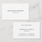 Professioneel, elegant, stijlvol design, modern visitekaartje (Voorkant / Achterkant)