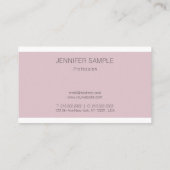 Professioneel, elegant, stijlvol design, modern visitekaartje (Achterkant)