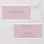 Professioneel, elegant, stijlvol design, modern visitekaartje (Voorkant / Achterkant)