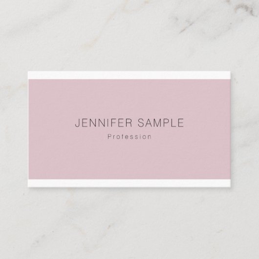 Professioneel, elegant, stijlvol design, modern visitekaartje (Voorkant)