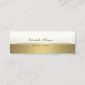 Professioneel elegant stijlvol, geavanceerd mini visitekaartje (Voorkant)