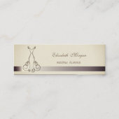 Professioneel elegant stijlvol glitterwerk, dress mini visitekaartje (Voorkant)