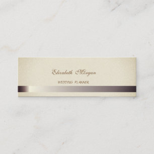 Professioneel elegant stijlvol glittery mini visitekaartje