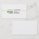 Professioneel, elegant, wit computerreparatie visitekaartje (Voorkant / Achterkant)