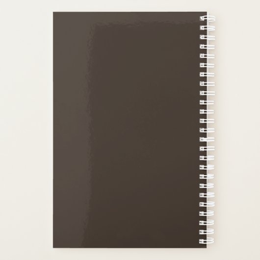 Professioneel Elegant Zakelijk Man Foto Planner (Achterkant)