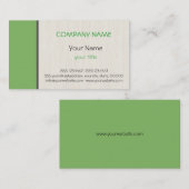 Professioneel elegante moderne Dollar Bill Visitekaartje (Voorkant / Achterkant)