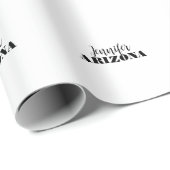 Professioneel elegante moderne minimalistische gew cadeaupapier (Rol Hoek)