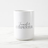 Professioneel elegante moderne minimalistische gew koffiemok (Center)