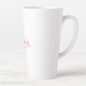 Professioneel elegante moderne minimalistische gew latte mok (Rechts)