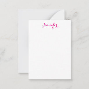 Professioneel elegante moderne minimalistische gew notitiekaartje