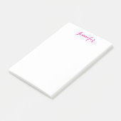 Professioneel elegante moderne minimalistische gew post-it® notes (Schuin)