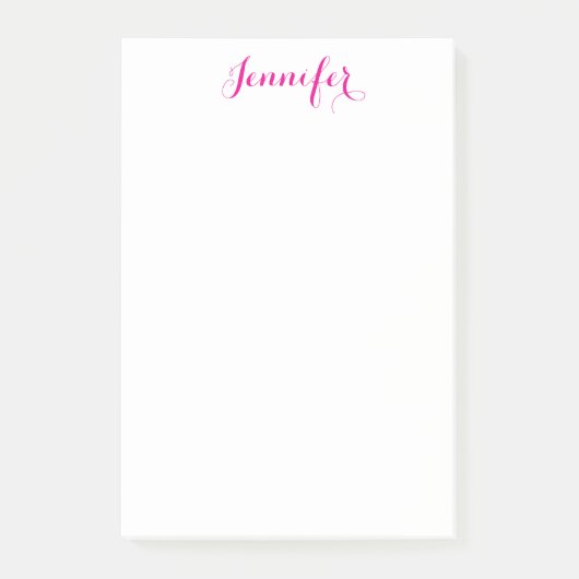 Professioneel elegante moderne minimalistische gew post-it® notes (Voorkant)