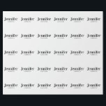 Professioneel elegante moderne minimalistische naa cadeaupapier<br><div class="desc">Een perfect ontwerp dat werkt in het bedrijfsleven of in uw privéleven. Een eenvoudig,  minimalistisch,  perfect uiterlijk. Alleen voor jou.</div>