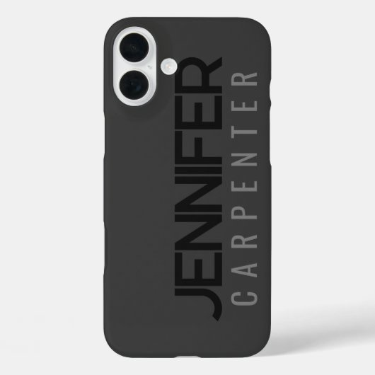 Professioneel elegante moderne minimalistische naa Case-Mate iPhone case (Achterkant)