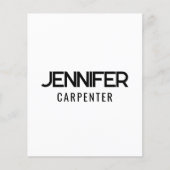 Professioneel elegante moderne minimalistische naa flyer (Voorkant)