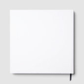 Professioneel elegante moderne minimalistische naa gastenboek (Achterkant)