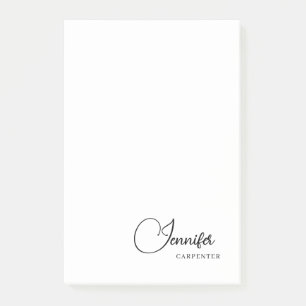 Professioneel elegante moderne minimalistische naa post-it® notes