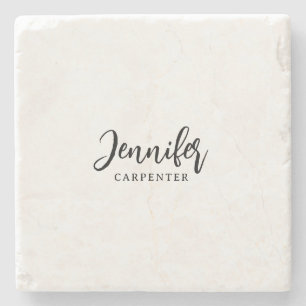 Professioneel elegante moderne minimalistische naa stenen onderzetter