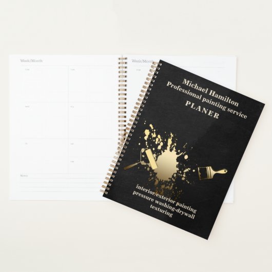 Professioneel elegante moderne verfservicesbus planner (Display)