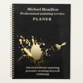 Professioneel elegante moderne verfservicesbus planner (Voorkant)