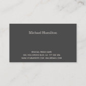 Professioneel elegante moderne verfservicesbus visitekaartje (Achterkant)