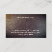 Professioneel elegante moderne verfservicesbus visitekaartje (Achterkant)