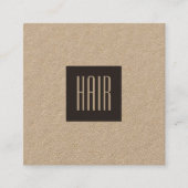 Professioneel elegantie modern stijlvol minimalism vierkante visitekaartje (Voorkant)