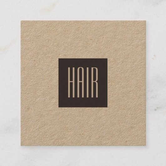 Professioneel elegantie modern stijlvol minimalism vierkante visitekaartje (Voorkant)