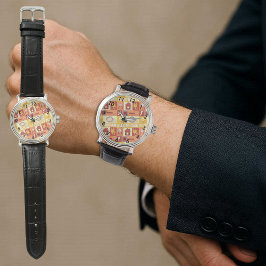 Professioneel Elektricien Iconisch Patroon Horloge