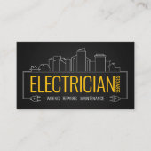 Professioneel Elektrotechnisch Aannemer - Elektrom Visitekaartje (Voorkant)