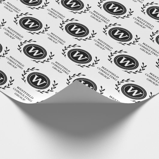 Professioneel Elid Zakelijk Monogram Cadeaupapier (Hoek)