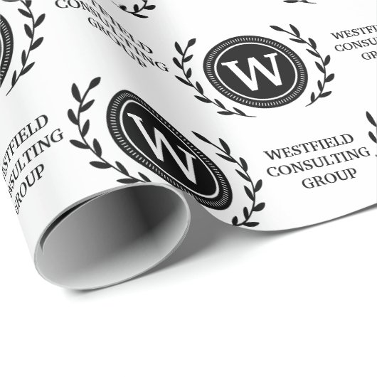 Professioneel Elid Zakelijk Monogram Cadeaupapier (Rol Hoek)