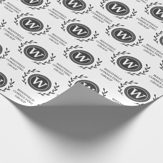 Professioneel Elid Zakelijk Monogram Cadeaupapier (Hoek)