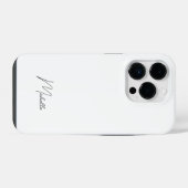 Professioneel Ellegant Eenvoudig Minimalistisch Sc iPhone Hoesje (Achterkant horizontaal)