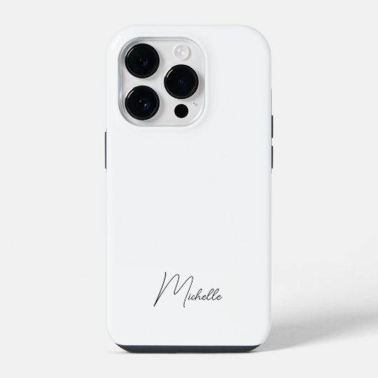 Professioneel Ellegant Eenvoudig Minimalistisch Sc iPhone Hoesje (Achterkant)