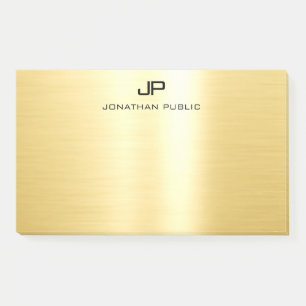 Professioneel Ellegant Goud Trendsettende Template Post-it® Notes