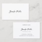 Professioneel Ellegant Sjabloon Modern Eenvoudig D Visitekaartje (Voorkant / Achterkant)