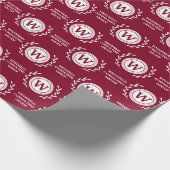 Professioneel Ellegant Zakelijk Monogram Cadeaupap Cadeaupapier (Hoek)