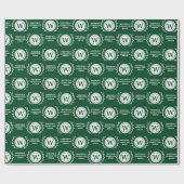 Professioneel Ellegant Zakelijk Monogram Cadeaupap Cadeaupapier (Vlak)