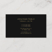Professioneel Ellegante Moderne Template Minimalis Visitekaartje (Achterkant)