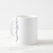 Professioneel embleem van de stok van Asclepius Ge Koffiemok (Voorkant links)