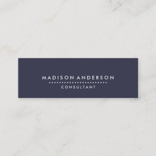 Professioneel en modern blauw toetsenbord mini visitekaartje