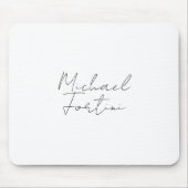 Professioneel en modern grijs wit muismat (Voorkant)