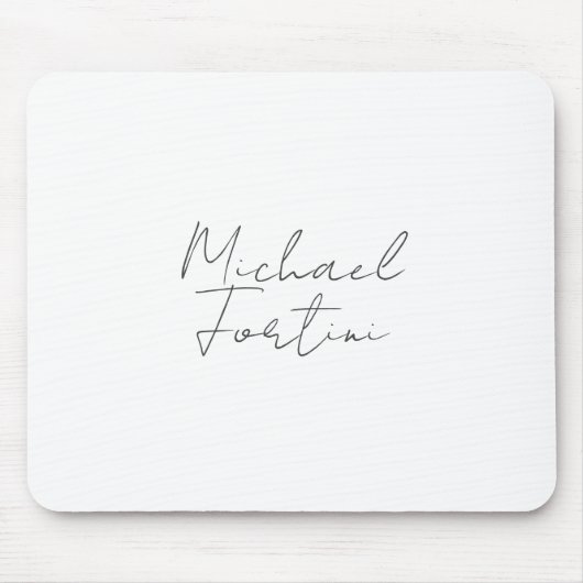 Professioneel en modern grijs wit muismat (Voorkant)